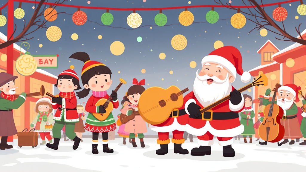 공연 라인업 및 시간 안내 (cartoon 스타일)