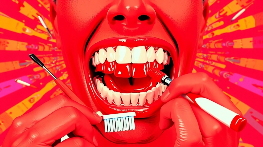 잇몸 염증, 어떻게 치료하고 관리해야 할까? (popart 스타일)