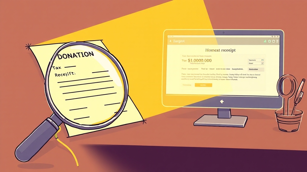 홈택스 기부금 등록, 필수일까? (illustration 스타일)