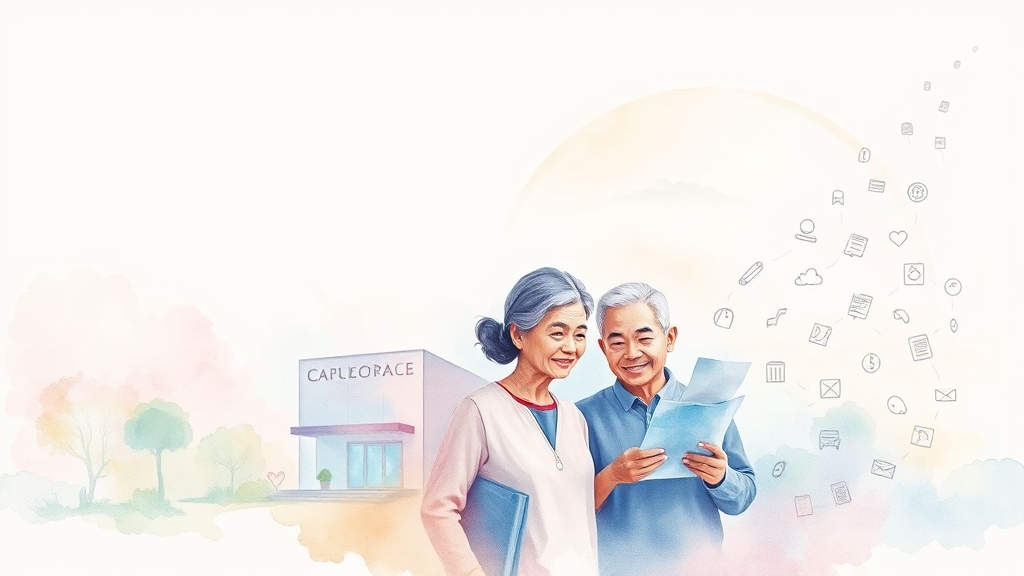 의료비 지원, 본인부담경감 제도 (watercolor 스타일)