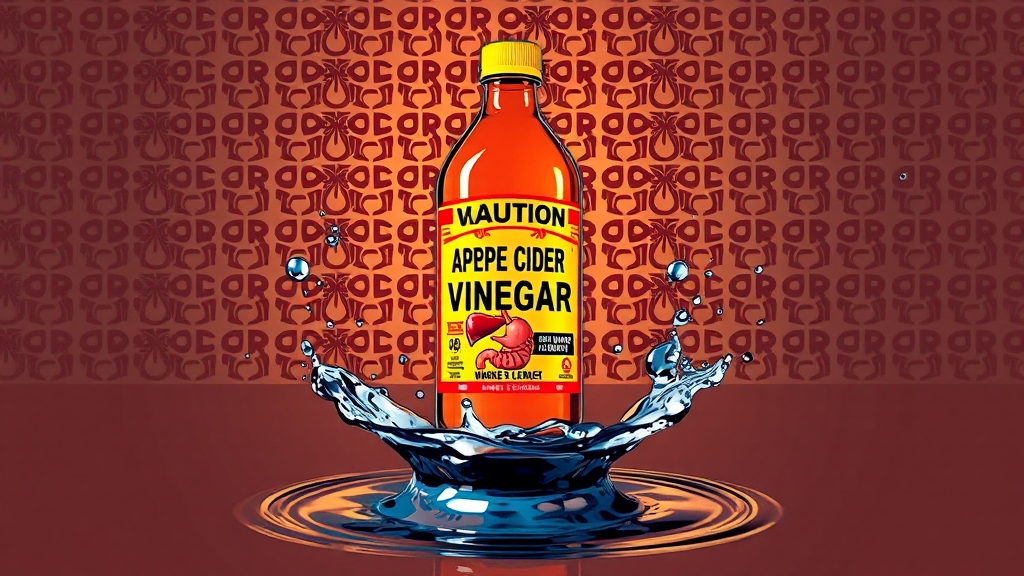 애사비 섭취 시 주의사항과 부작용 (popart 스타일)