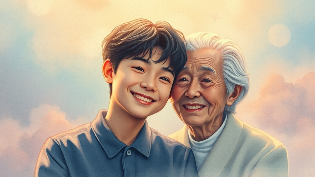 드라마 줄거리 핵심 (watercolor 스타일)