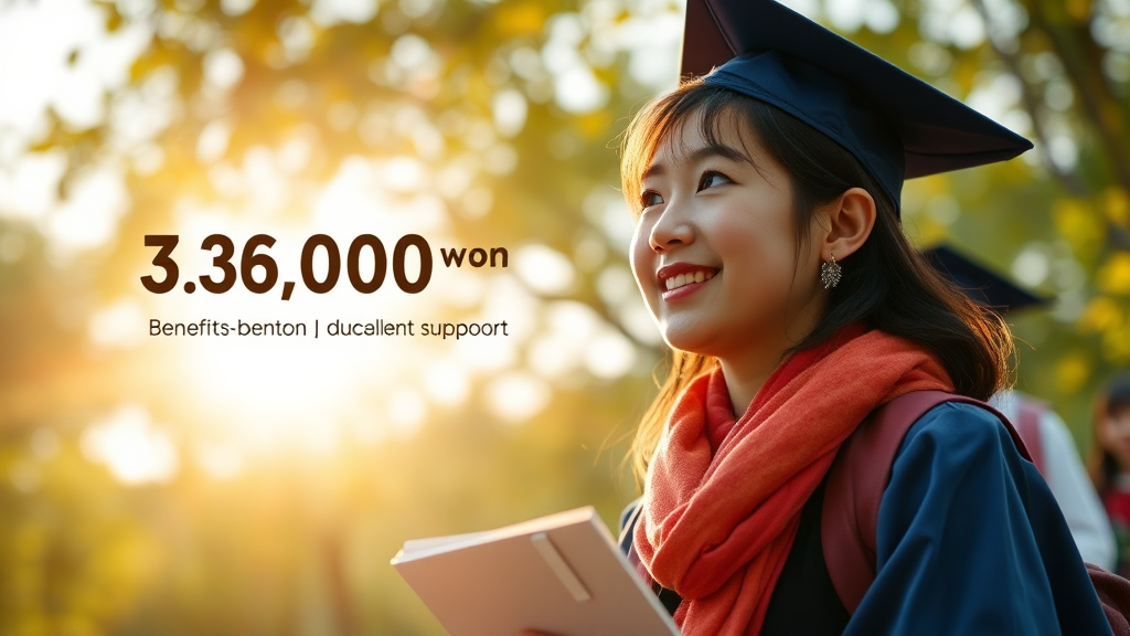 얼마나 지원받을 수 있나요? 평생교육바우처 지원 금액 (realistic 스타일)