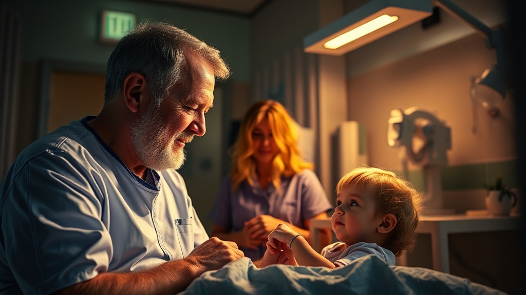 달빛어린이병원, 어떻게 이용하나요? 진료 시간, 대상, 절차 완벽 안내 (realistic 스타일)