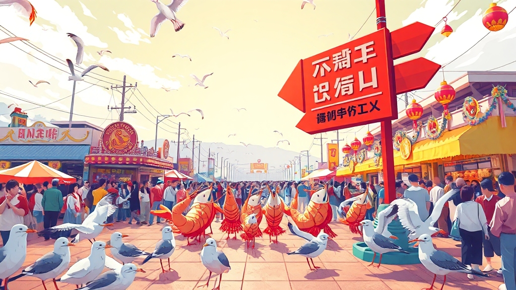 축제장 가는 길 및 교통 정보 (illustration 스타일)