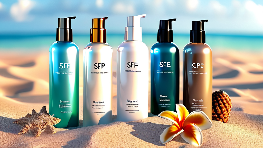 나에게 맞는 선크림 선택 가이드 (realistic 스타일)