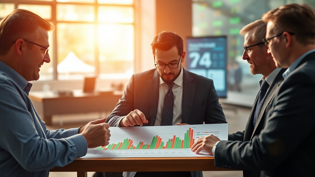 투자 전략 및 경험 (realistic 스타일)