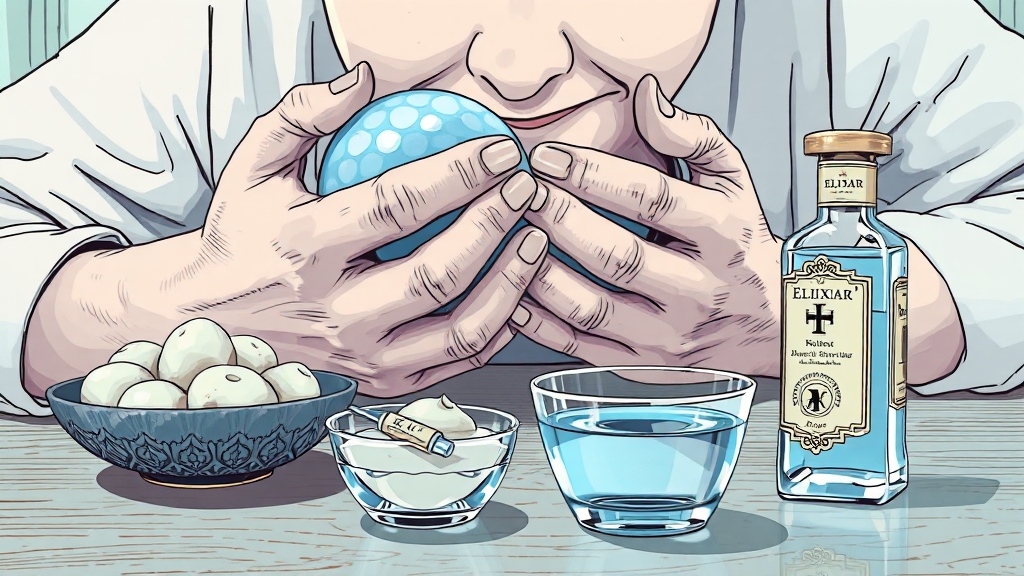 잇몸 부었을 때 응급처치 (illustration 스타일)