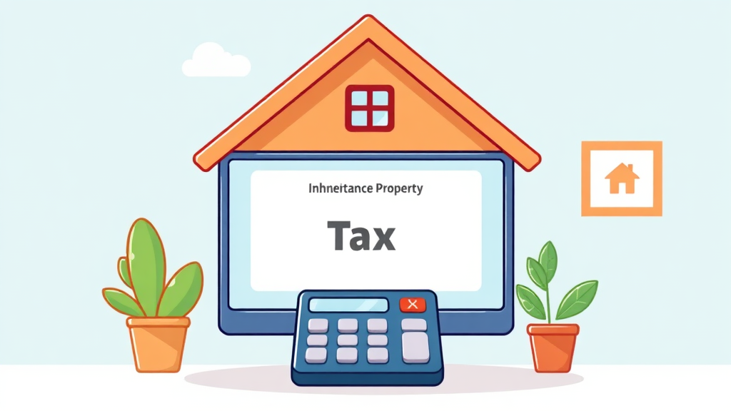 상속세 셀프 신고 방법 (cartoon 스타일)