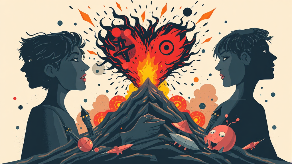 분노의 근본 원인 파악하기 (illustration 스타일)