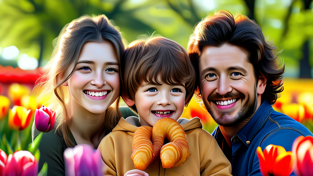 피나클랜드 맛집 탐방 및 먹거리 정보 (realistic 스타일)