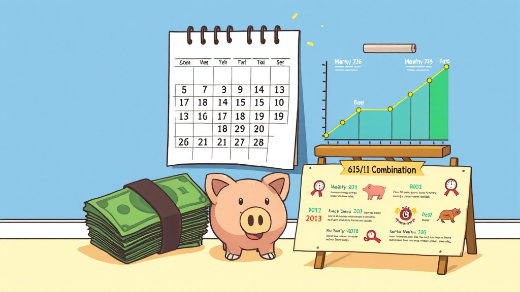 선납이연 적금 활용법 (cartoon 스타일)