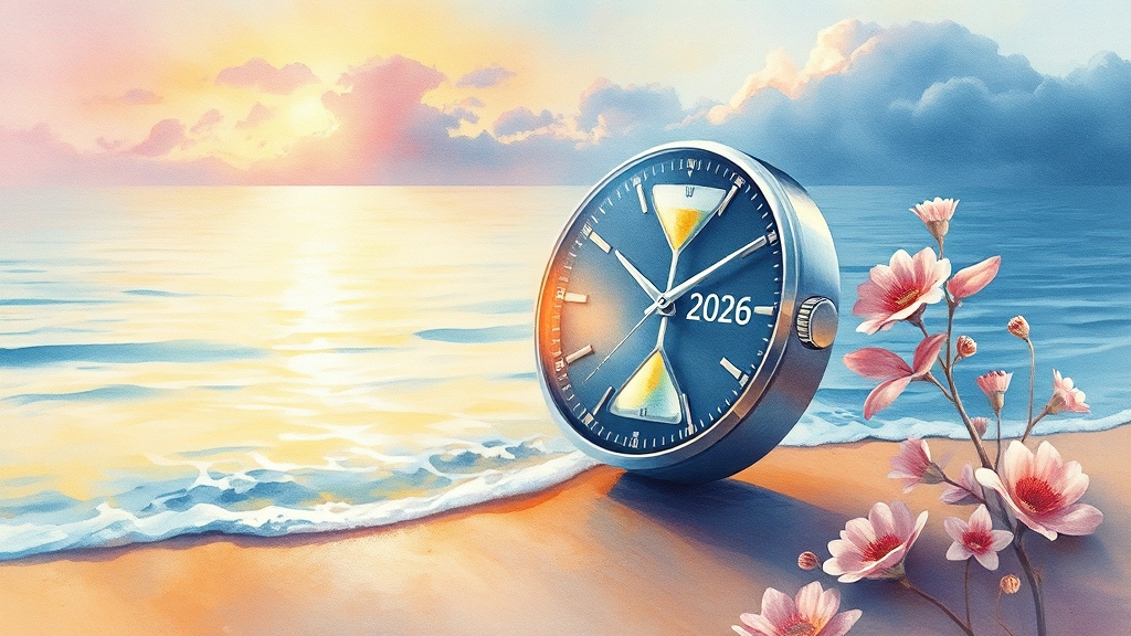 2026년 최저임금 확정 (watercolor 스타일)