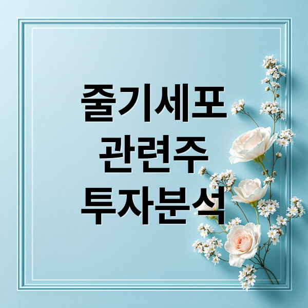 줄기세포
관련주
투자분석 (줄기세포 관련 헬스케어 관련 주식주가 국내 해외에 어떤 주식이 있는지 알려줘)