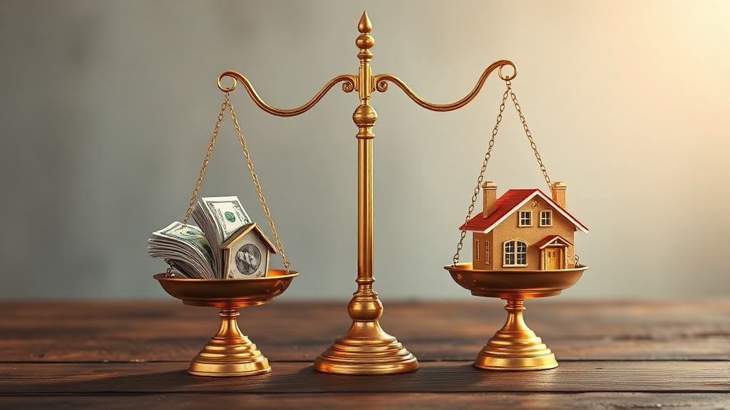 상속세 납부 방법: 분할 납부 & 물납 (realistic 스타일)