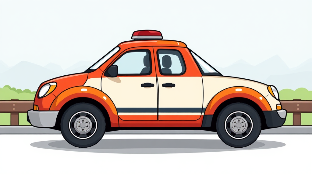 긴급출동 서비스, 무엇을 도와주나요? (cartoon 스타일)