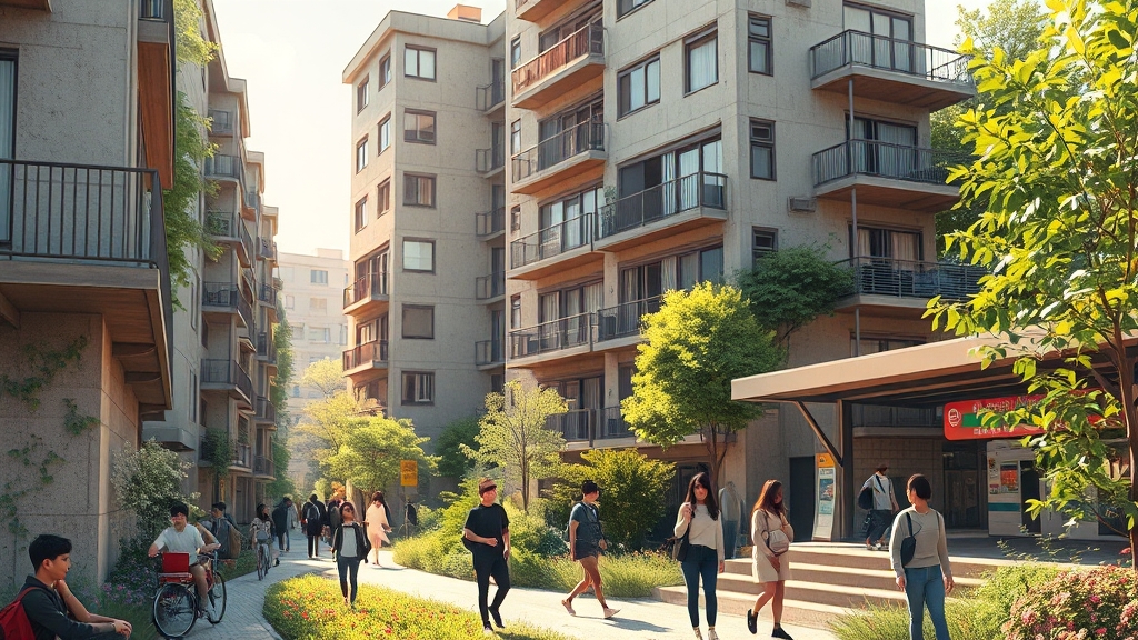 청년 임대주택 유형 (realistic 스타일)