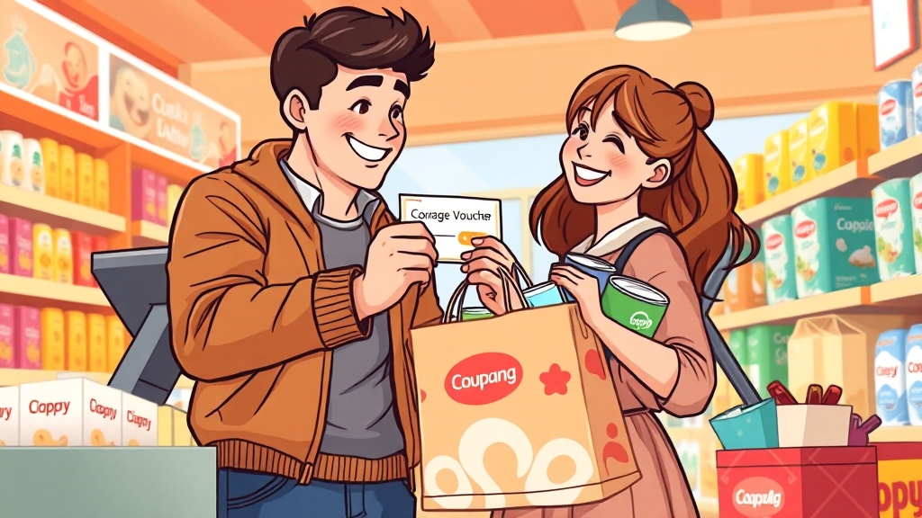 첫만남이용권 사용처 (cartoon 스타일)