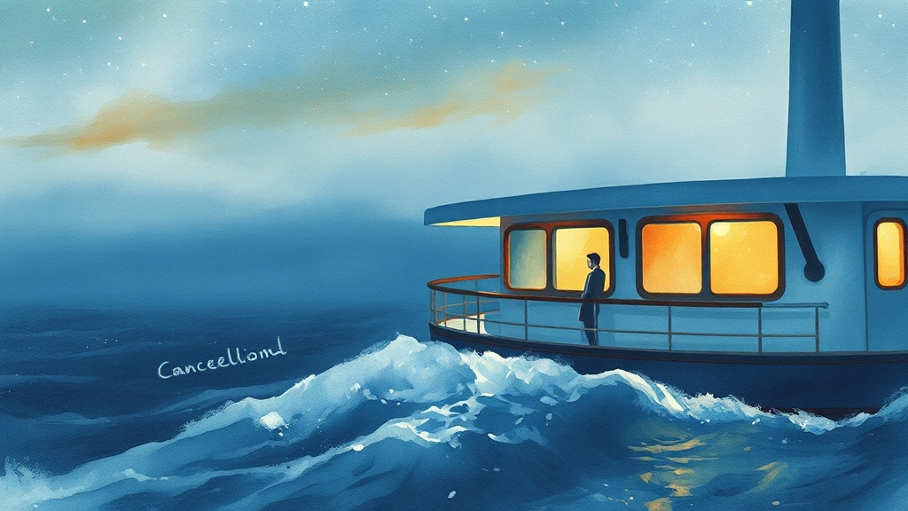 포항 크루즈 시간표 및 주의사항 (watercolor 스타일)