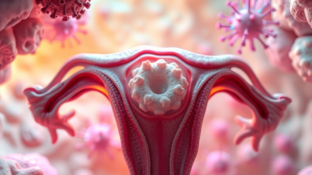 HPV 바이러스, 어떤 관계일까? (realistic 스타일)