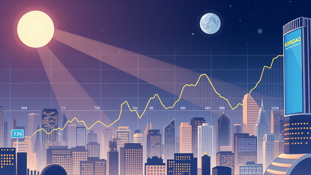 코스닥 야간선물 거래 시간, 대상 및 활용 팁 (illustration 스타일)