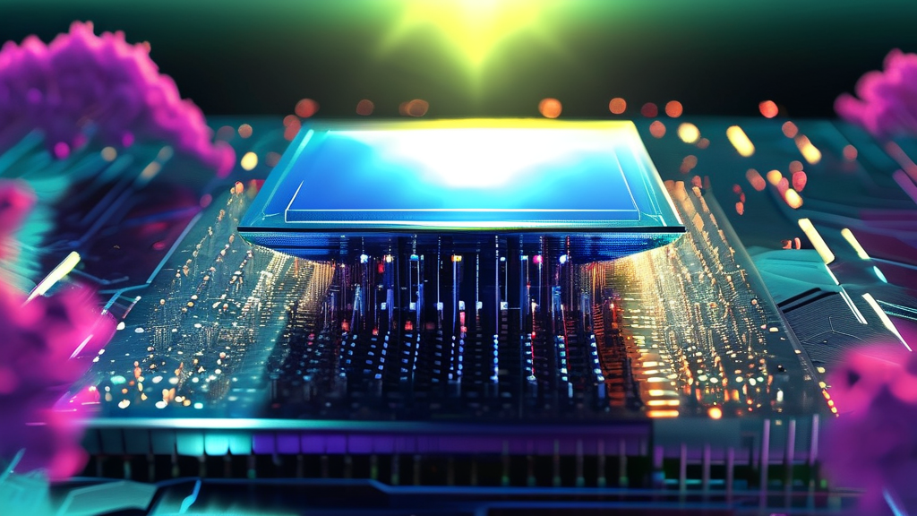 유리기판 시장 전망과 투자 시 유의사항 (realistic 스타일)