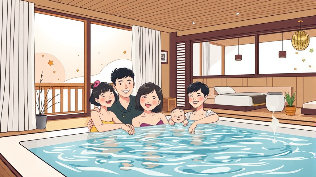 덕구온천 객실 파헤치기 (호텔 vs 리조트) (illustration 스타일)