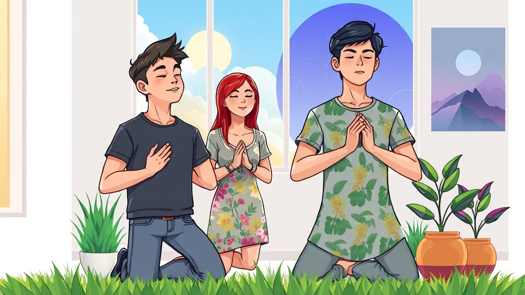공황장애 극복, 잊지 마세요! (cartoon 스타일)