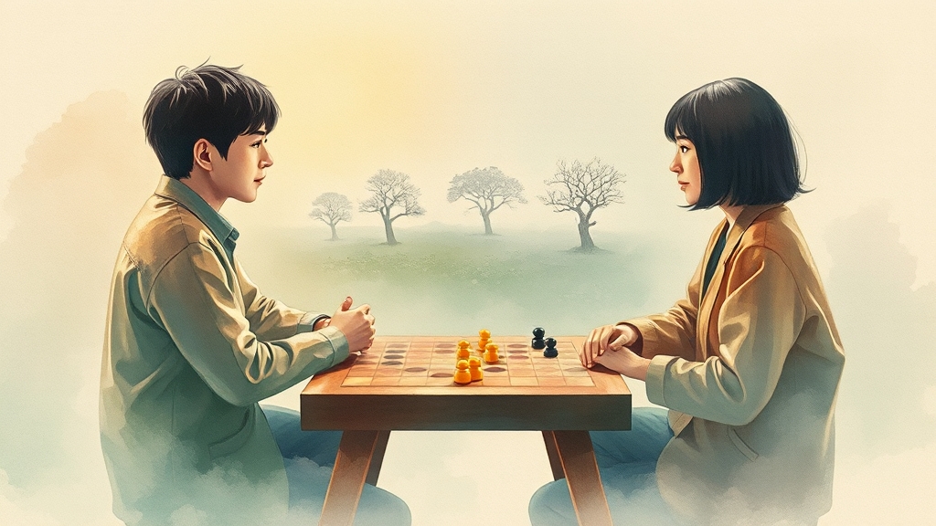 타이젬바둑 활용 꿀팁 대방출 (watercolor 스타일)