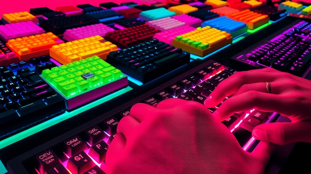 나에게 맞는 앱코 키보드 선택 가이드 (popart 스타일)