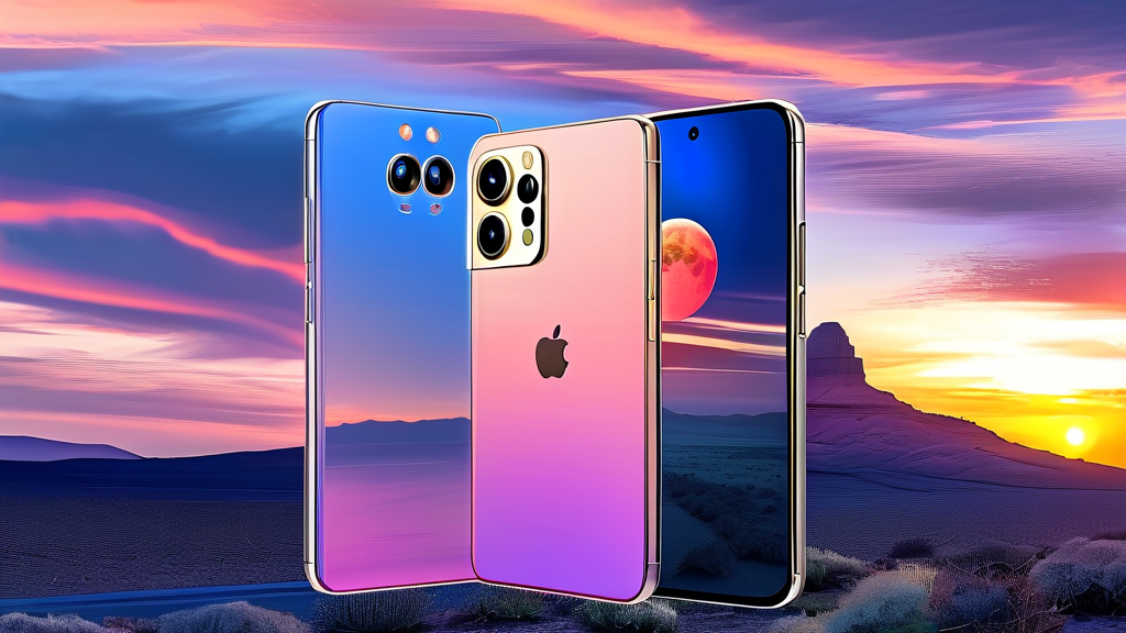 달 표면까지 선명하게: 아이폰 17 프로맥스 카메라 성능 분석 (realistic 스타일)