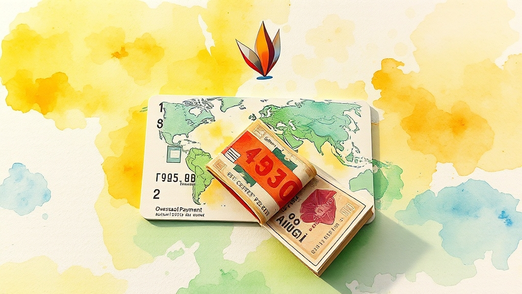 토스카드 해외결제, 수수료 절약 방법은? (watercolor 스타일)