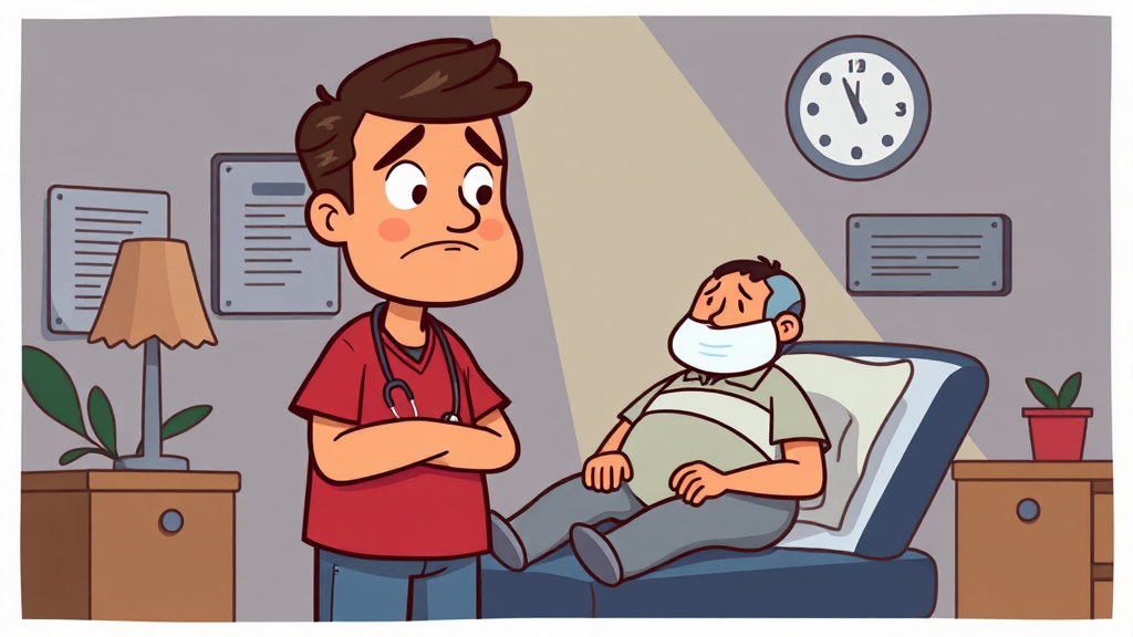 환자에게 발생하는 변화 (cartoon 스타일)