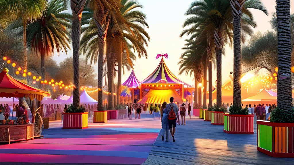 축제 준비: 성공적인 행사를 위한 필수 요소 (realistic 스타일)