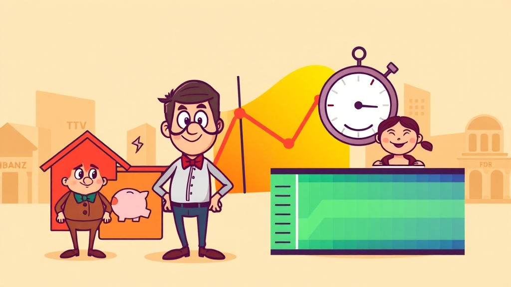 꼭 알아야 할 대출 조건 (cartoon 스타일)