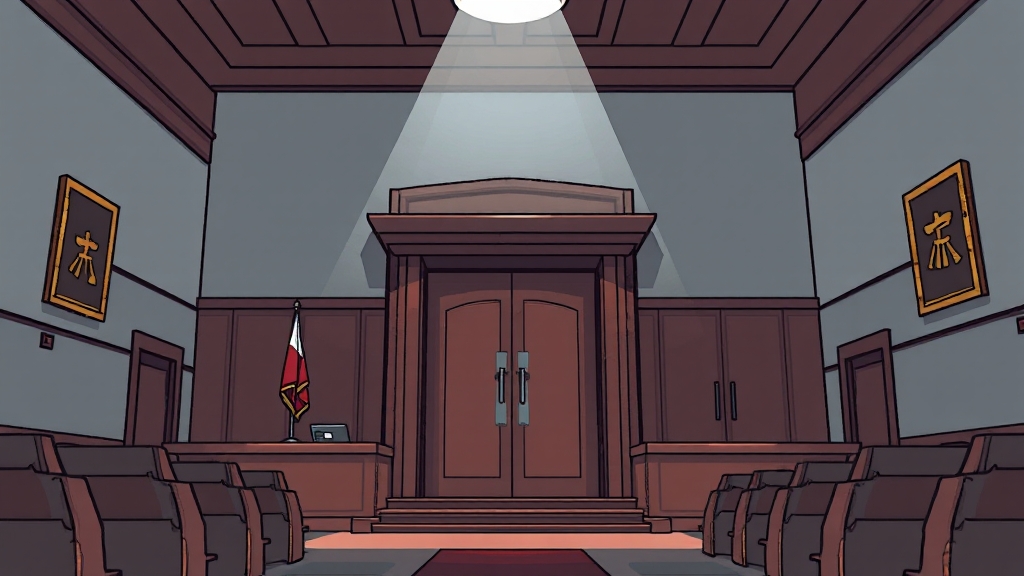 항소 포기, 결정 과정은? (cartoon 스타일)