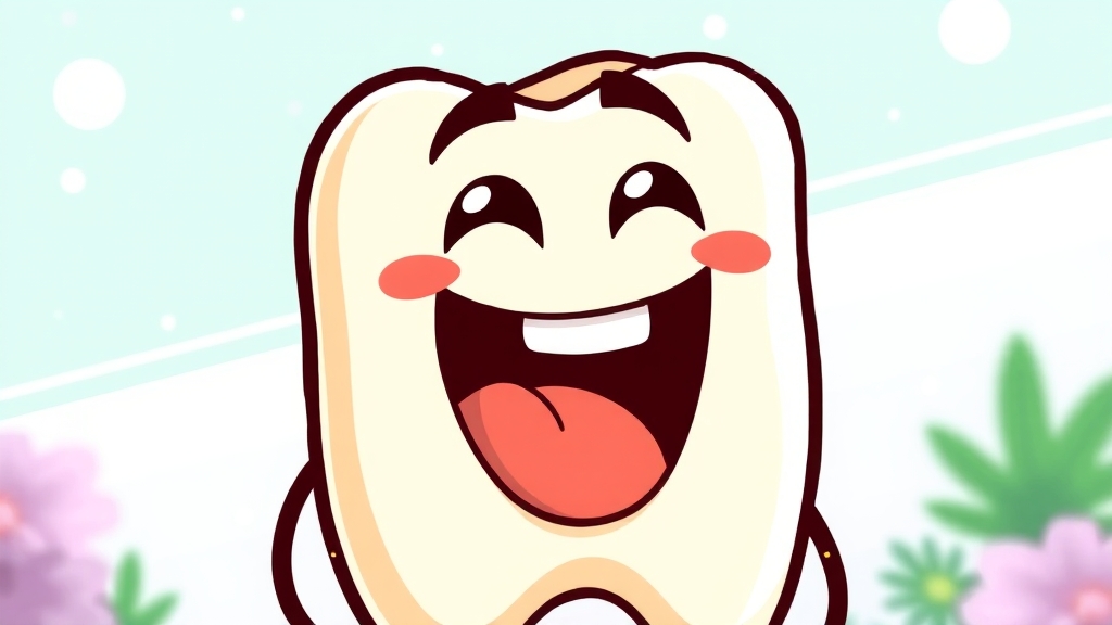 구강유산균이란? (cartoon 스타일)