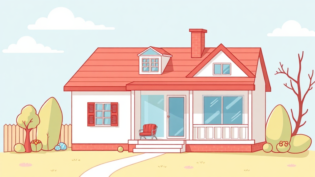 주택 구입 위한 중도인출: 필요 서류와 절차 (illustration 스타일)