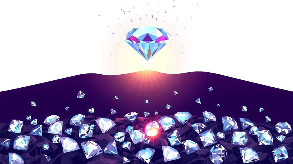 랩 vs 천연: 생성 과정 비교 (illustration 스타일)