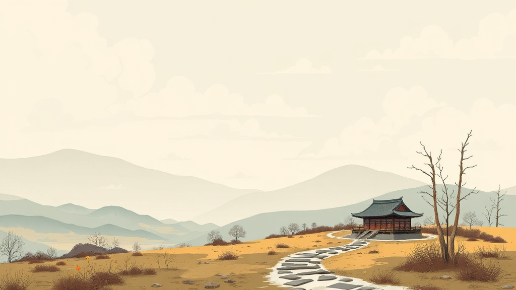 영월의 역사와 문화: 단종의 흔적을 따라가는 여행 (illustration 스타일)