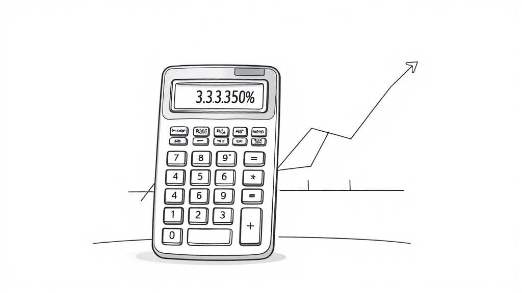 3.3% 이자 계산 원리 (illustration 스타일)