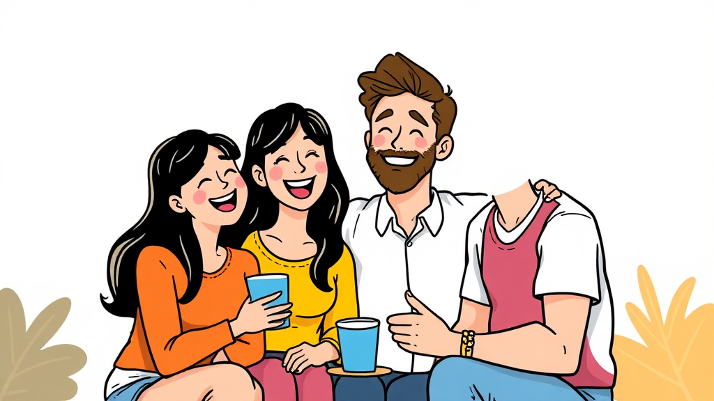 모임통장, 실전 활용 시나리오 살펴보기 (cartoon 스타일)