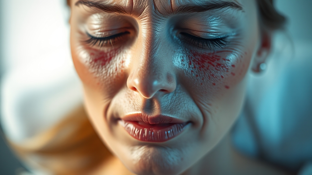 즉시 병원에 방문해야 하는 부작용 (realistic 스타일)