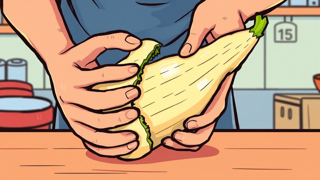 히카마 섭취 시 주의사항 (cartoon 스타일)