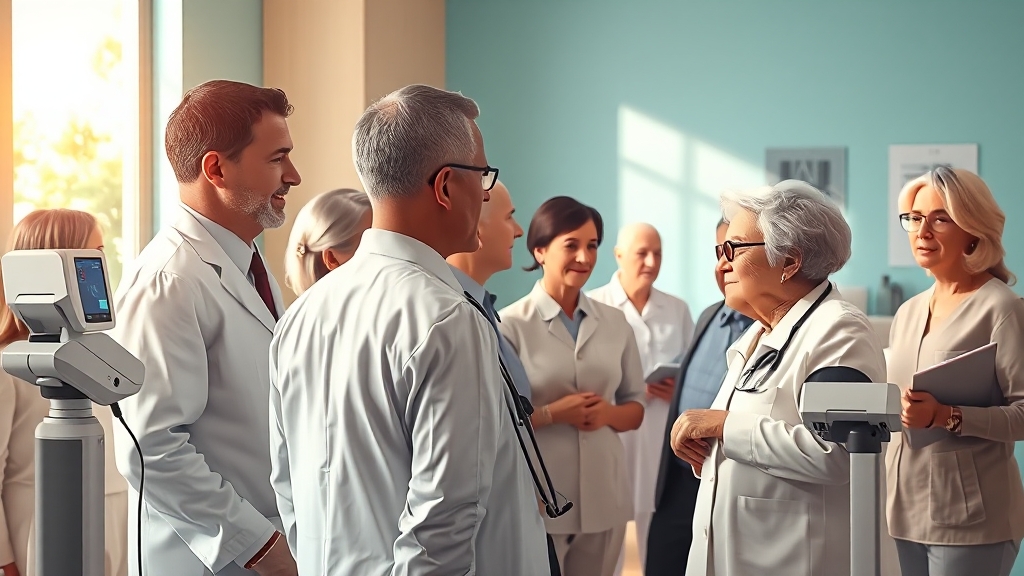 건강검진 대상 및 주기 (realistic 스타일)