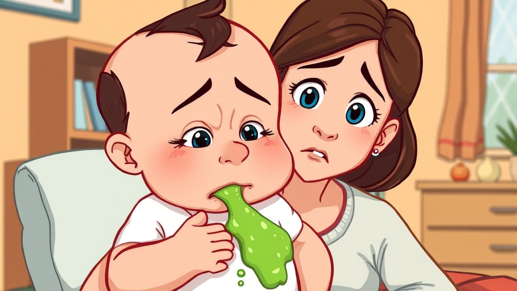 병원 방문이 필요한 경우 (cartoon 스타일)