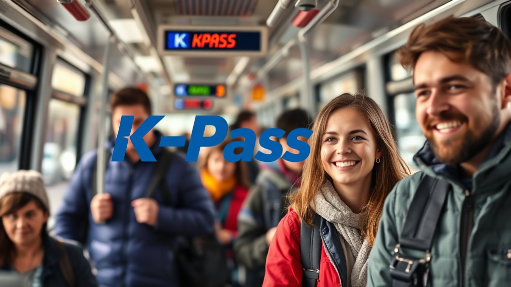 K패스 요금 및 혜택 알아보기 (realistic 스타일)