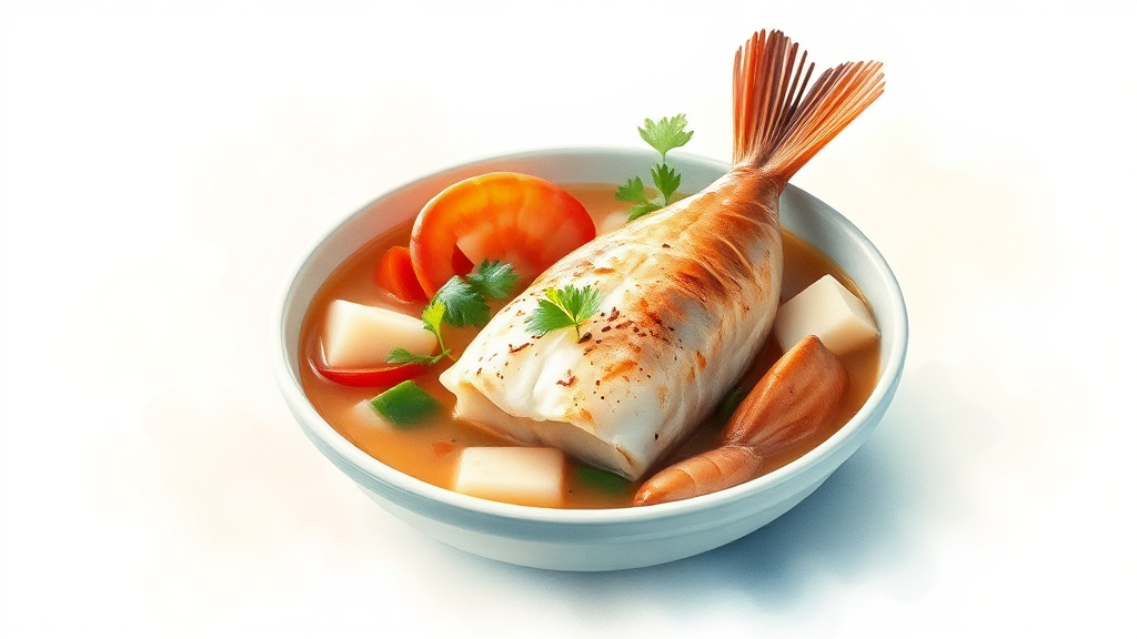 해물찜 맛은 평범? 솔직 후기 (watercolor 스타일)