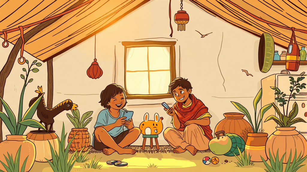 차상위계층, 주거와 통신도 지원받으세요 (illustration 스타일)