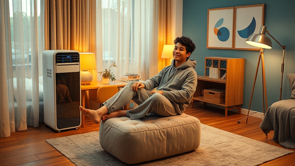 습도 조절과 냉방의 시너지 (realistic 스타일)